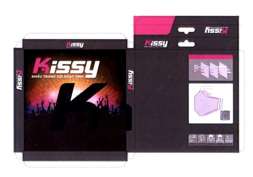 KISSY KHẨU TRANG SỢI HOẠT TÍNH 