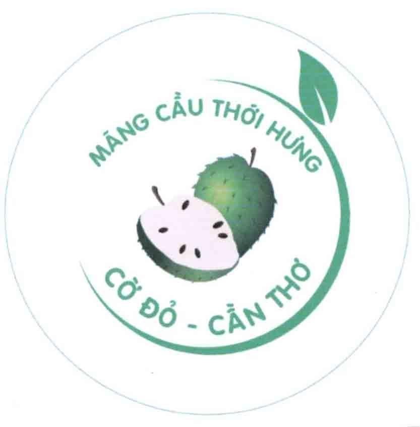 Nhãn hiệu Mãng Cầu Thới Hưng Cờ Đỏ - Cần Thơ  của Hội Nông dân xã Thới Hưng, số đơn 4-2020-18044