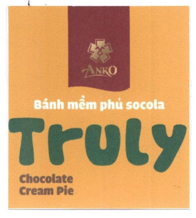 ANKO Bánh mềm phủ socola Truly Chocolate Cream Pie 