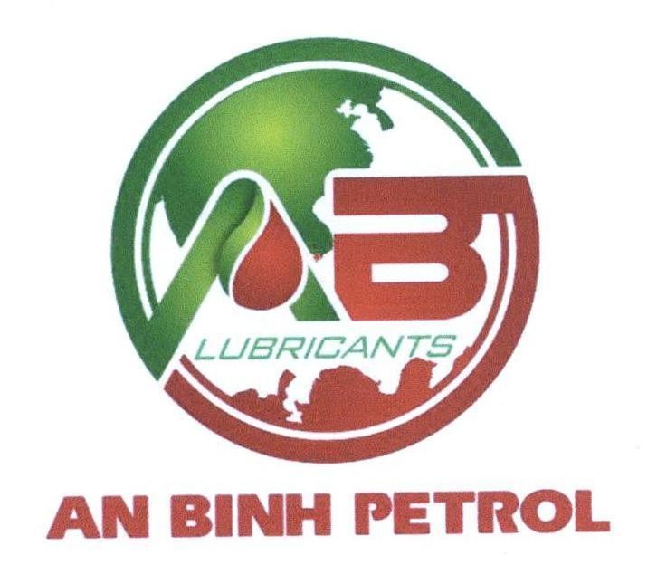 Trademark AN BINH PETROL AB LUBRICANTS  of Công ty cổ phần hóa dầu An Bình, application No 4-2020-21071