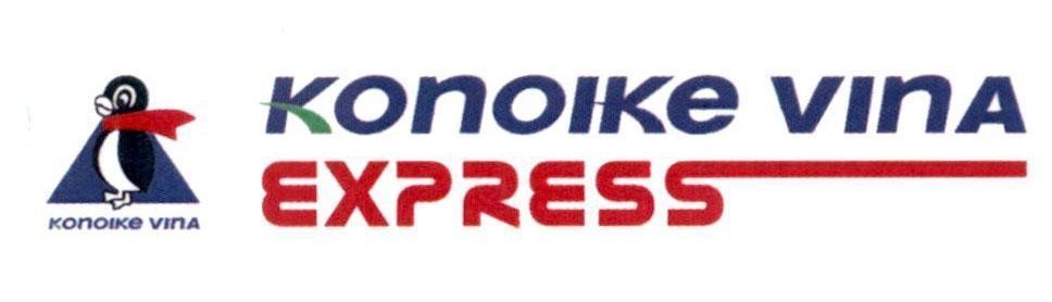 Trademark KONOIKE VINA EXPRESS KONOIKE VINA  of Công ty TNHH vận tải Việt Nhật, application No 4-2020-21096