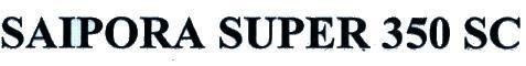 Nhãn hiệu SAIPORA SUPER 350 SC  của Công ty cổ phần bảo vệ thực vật Sài Gòn, số đơn 4-2020-22619