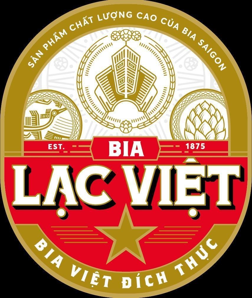 Nhãn hiệu BIA Lạc Việt Bia Việt Đích Thực Sản Phẩm Chất Lượng Cao Của Bia SAIGON EST 1875  của Tổng công ty cổ phần Bia - Rượu - Nước giải khát Sài Gòn, số đơn 4-2020-23450