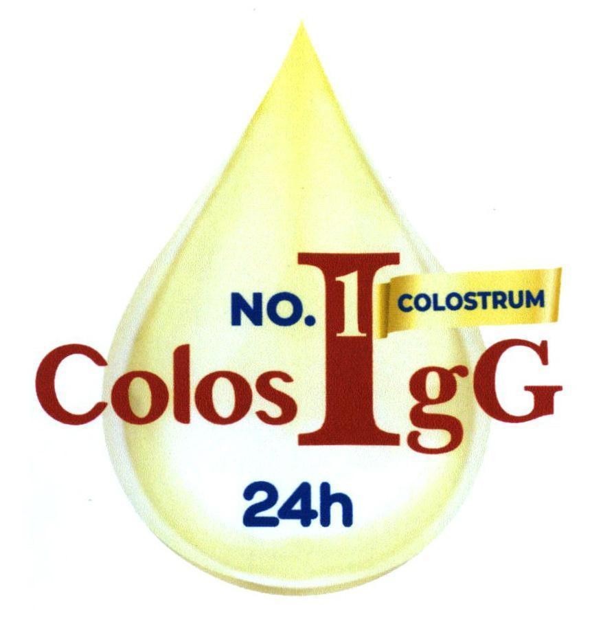 Nhãn hiệu ColosIgG No.1 COLOSTRUM 24h  của Công ty cổ phần sữa VITADAIRY Việt Nam, số đơn 4-2020-23563