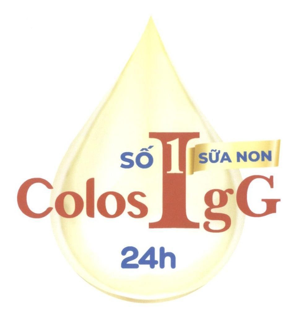 Nhãn hiệu ColosIgG Số 1 Sữa Non 24h  của Công ty cổ phần sữa VITADAIRY Việt Nam, số đơn 4-2020-23564