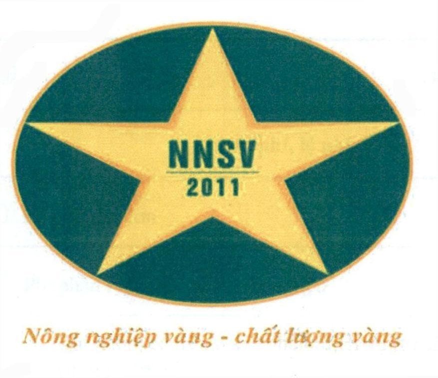 Nhãn hiệu NNSV 2011 Nông nghiệp vàng - chất lượng vàng  của Công ty cổ phần nông nghiệp Sao Vàng, số đơn 4-2020-23896