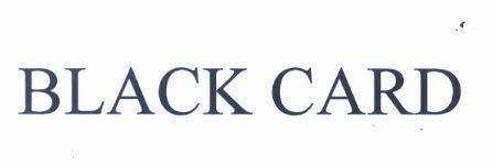 BLACK CARD 