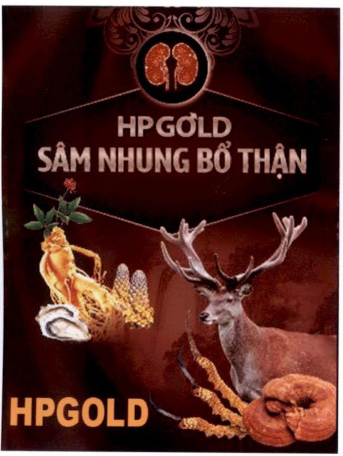 Nhãn hiệu HPGOLD Sâm Nhung Bổ Thận HPGOLD  của Công ty trách nhiệm hữu hạn TMDV&XNK Hoàng Hải Phát, số đơn 4-2020-26991