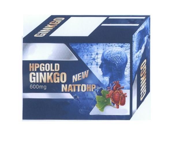Nhãn hiệu HPGOLD GINKGO GINKGO GINKGO NEW NATTOHP 600mg  của Công ty trách nhiệm hữu hạn TMDV&XNK Hoàng Hải Phát, số đơn 4-2020-27203