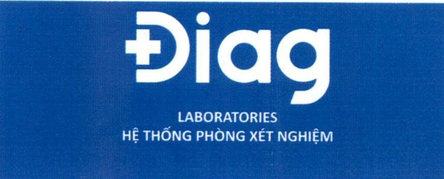 Nhãn hiệu Điag LABORATORIES Hệ Thống Phòng Xét Nghiệm  của Công ty TNHH LAB GROUP INTERNATIONAL Việt Nam, số đơn 4-2020-28296