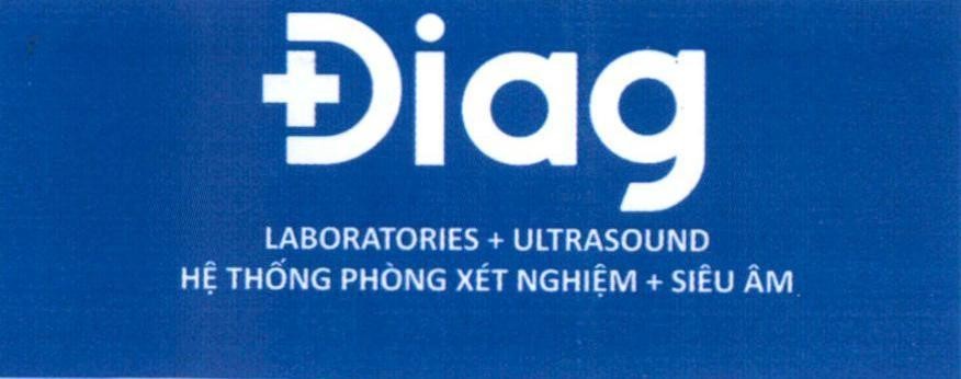 Nhãn hiệu Điag LABORATORIES + ULTRASOUND Hệ Thống Phòng Xét Nghiệm + Siêu Âm  của Công ty TNHH LAB GROUP INTERNATIONAL Việt Nam, số đơn 4-2020-28298