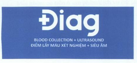 Nhãn hiệu Điag BLOOD COLLECTION + ULTRASOUND Điểm Lấy Máu Xét Nghiệm + Siêu Âm  của Công ty TNHH LAB GROUP INTERNATIONAL Việt Nam, số đơn 4-2020-28305