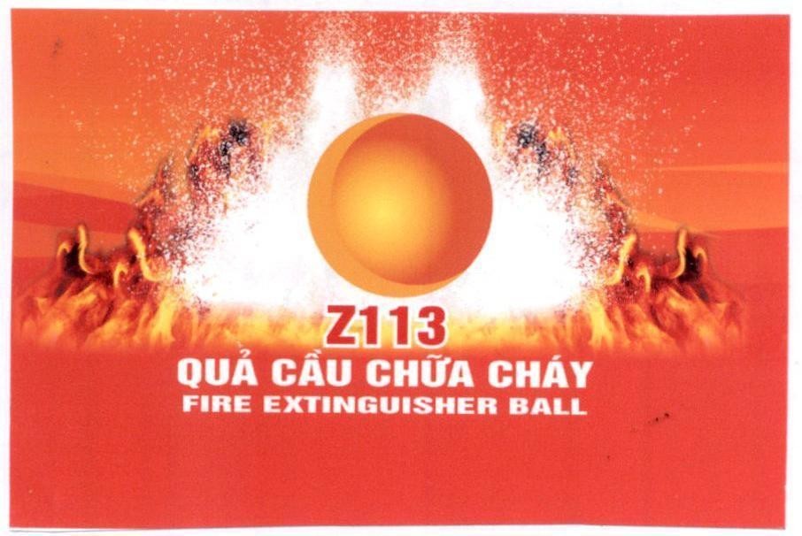 Z113 Quả Cầu Chữa Cháy FIRE EXTINGUISHER BALL 