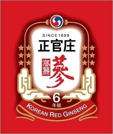 KOREAN RED GINSENG SINCE 1899 6 S [CheongKwanJang; koryo sam: Hồng Sâm Hàn Quốc; nyeongeun: năm tuổi] 