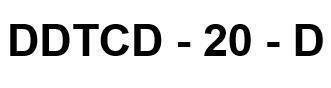 Nhãn hiệu DDTCD - 20 - D  của Công ty TNHH kỹ thuật A&C, số đơn 4-2020-32184