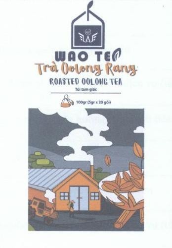 WAO TE Trà Oolong Rang ROASTED OOLONG TEA Túi tam giác 