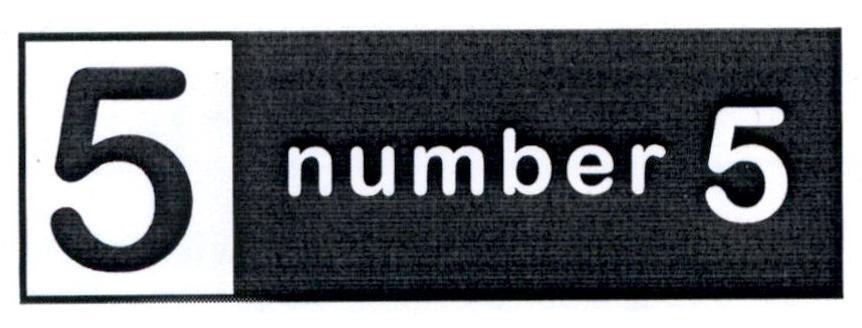 Nhãn hiệu 5 number 5  của Nguyễn Phi Long, số đơn 4-2020-35097