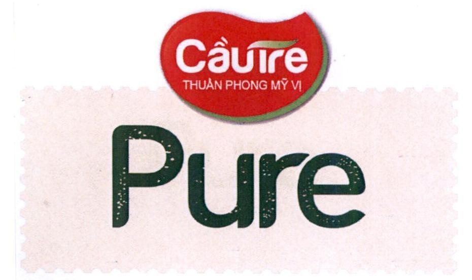 Nhãn hiệu Cầu Tre Thuần Phong Mỹ Vị Pure  của Công ty cổ phần thực phẩm CJ Cầu Tre, số đơn 4-2020-47867