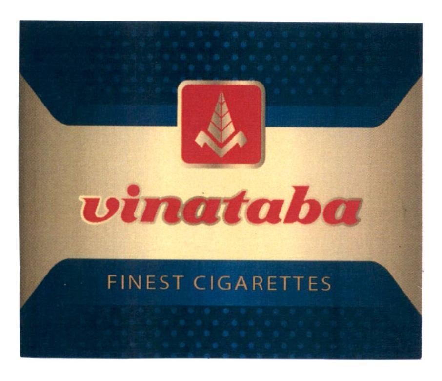 Nhãn hiệu V vinataba FINEST CIGARETTES  của Tổng công ty Thuốc lá Việt Nam, số đơn 4-2021-00148