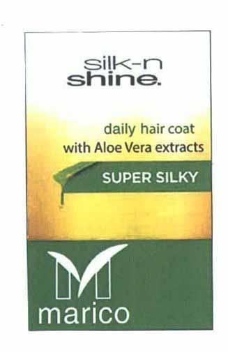 Nhãn hiệu M marico Silk-n daily hair coat with Aloe Vera extracts SUPER SILKY  của Công ty cổ phần MARICO SOUTH EAST ASIA, số đơn 4-2021-01945