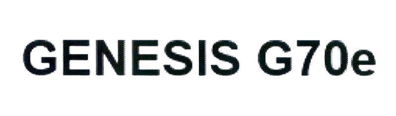 Nhãn hiệu GENESIS G70e  của Hyundai Motor Company, số đơn 4-2021-03032
