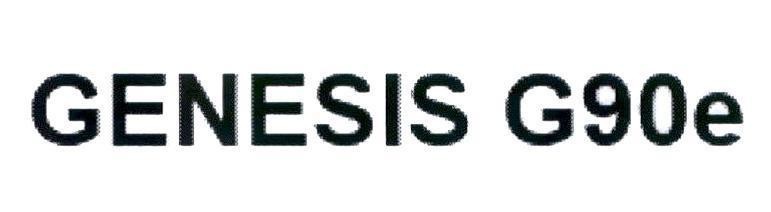 Nhãn hiệu GENESIS G90e  của Hyundai Motor Company, số đơn 4-2021-03034