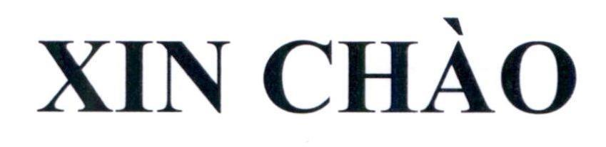 Nhãn hiệu Xin Chào  của Doanh nghiệp tư nhân sản xuất cọ sơn Thanh Bình, số đơn 4-2021-07967