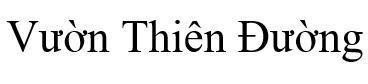 Vườn Thiên Đường 