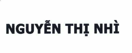 Nhãn hiệu Nguyễn Thị Nhì  của Công ty TNHH thương mại dịch vụ chế biến nông sản Thành Phát, số đơn 4-2021-11353