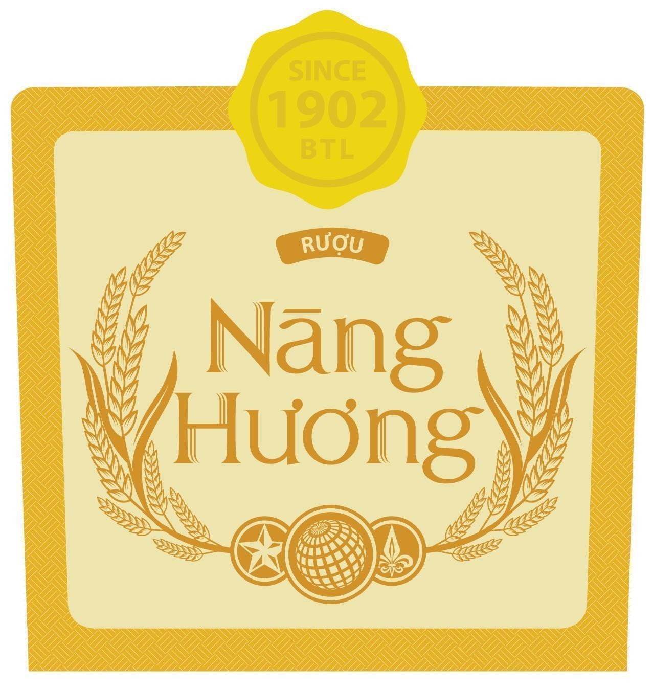 Nhãn hiệu Rượu Nàng Hương SINCE 1902 BTL  của Công ty cổ phần Rượu Bình Tây, số đơn 4-2021-12295