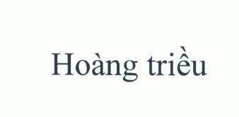 Nhãn hiệu Hoàng triều  của Công ty cổ phần tập đoàn MASAN, số đơn 4-2021-15547