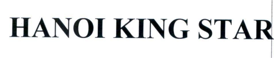 Trademark HANOI KING STAR  of Công ty cổ phần bia quốc tế Sài Gòn Hà Nội, application No 4-2021-19891