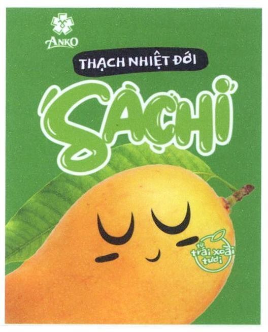 ANKO Thạch Nhiệt Đới SACHI từ trái xoài tươi 
