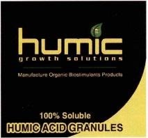 Nhãn hiệu humic growth solutions USA Manufacture Organic Biostimulants Products 100% Soluble HUMIC ACID GRANULES  của Công ty TNHH đầu tư nông nghiệp Hoàng Phúc, số đơn 4-2021-26761