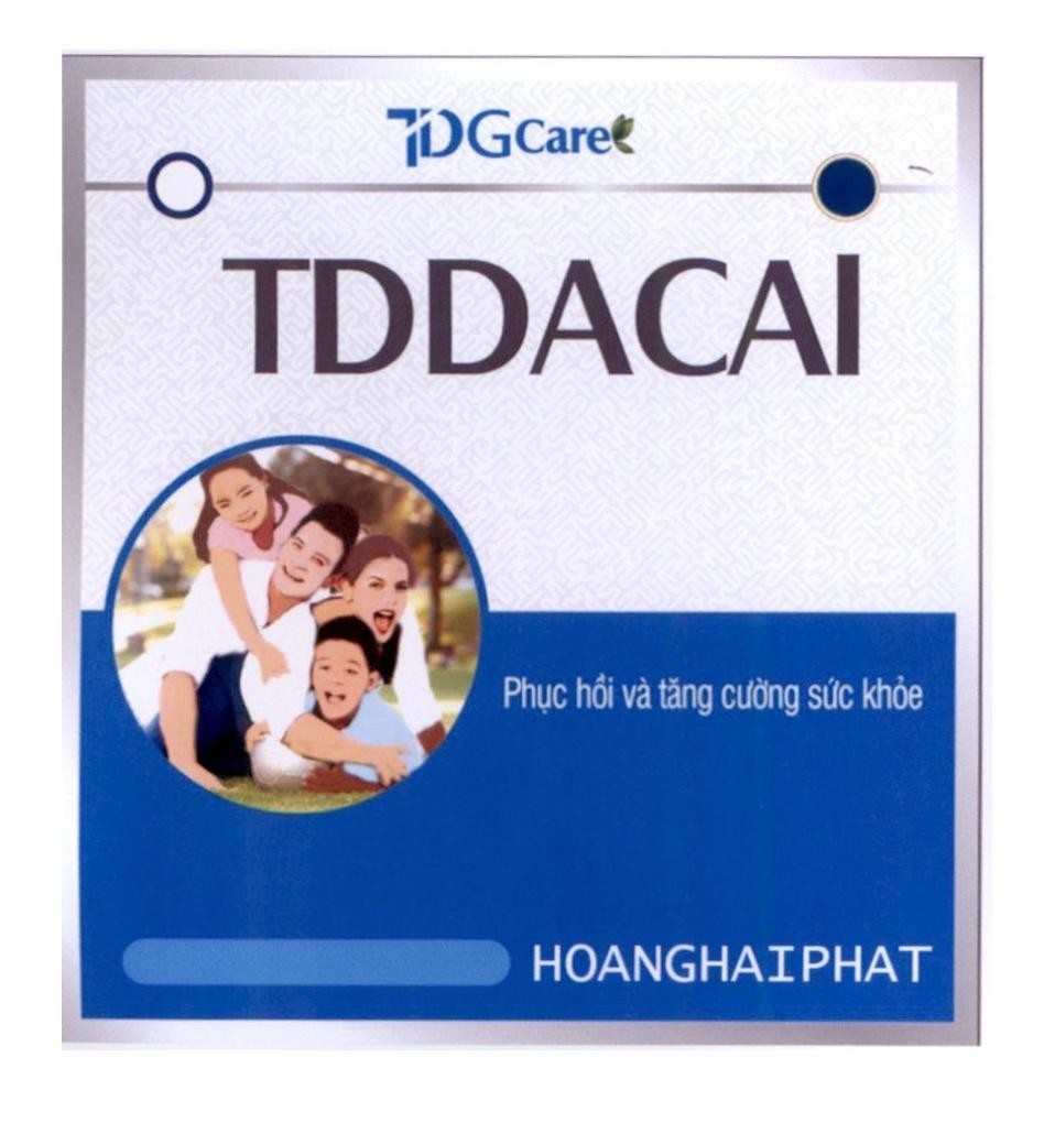 Nhãn hiệu TDGCare TDDACAI Phục hồi và tăng cường sức khỏe HOANGHAIPHAT  của Công ty trách nhiệm hữu hạn TMDV&XNK Hoàng Hải Phát, số đơn 4-2021-29675