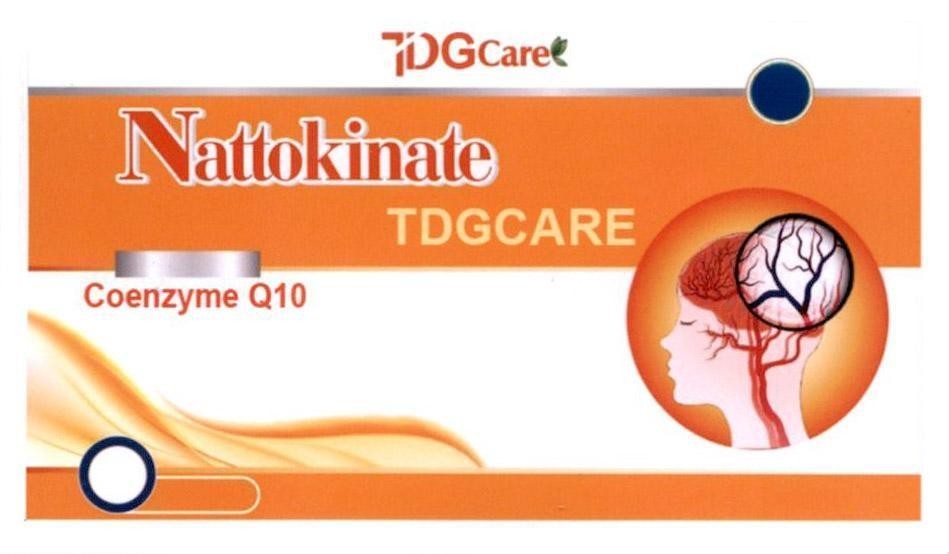 Nhãn hiệu Nattokinate TDGCARE Coenzyme Q10 TDGCare  của Công ty trách nhiệm hữu hạn TMDV&XNK Hoàng Hải Phát, số đơn 4-2021-30528