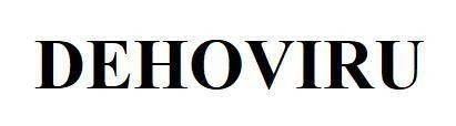Nhãn hiệu DEHOVIRU  của Công ty TNHH Vạn Xuân, số đơn 4-2021-34317