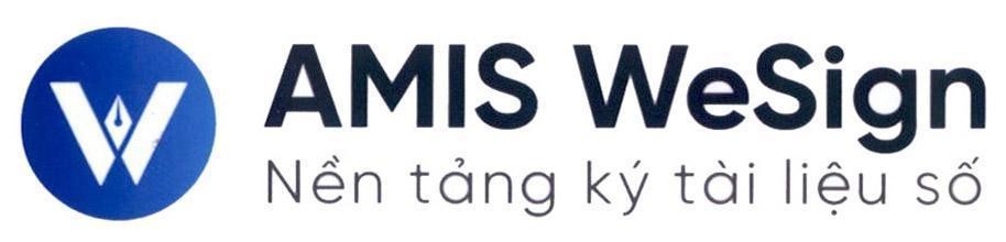Nhãn hiệu W AMIS WeSign Nền tảng ký tài liệu số  của Công ty cổ phần MISA, số đơn 4-2021-35138
