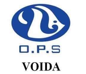 Trademark O.P.S VOIDA  of Công ty trách nhiệm hữu hạn O.P.S, application No 4-2021-37465