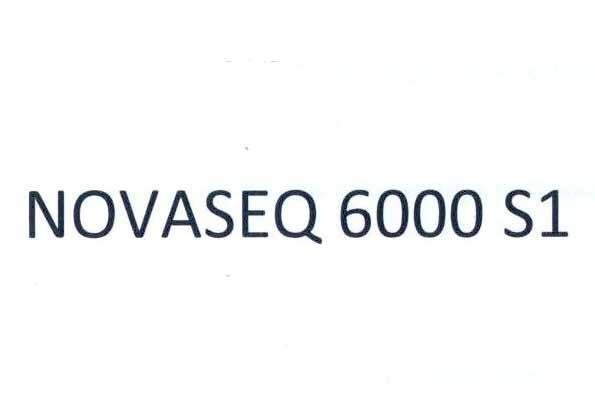 Nhãn hiệu NOVASEQ 6000 S1  của Illumina, Inc., số đơn 4-2021-38605