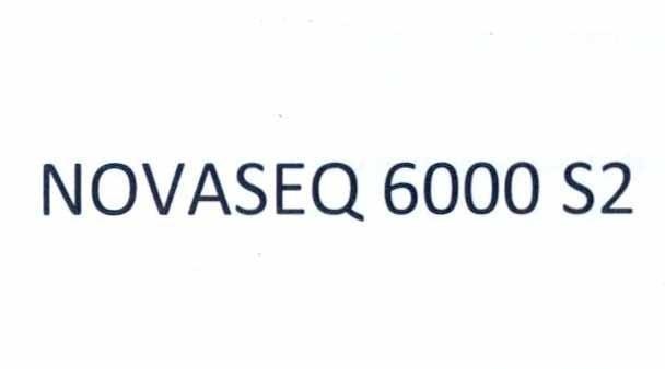 Nhãn hiệu NOVASEQ 6000 S2  của Illumina, Inc., số đơn 4-2021-38606
