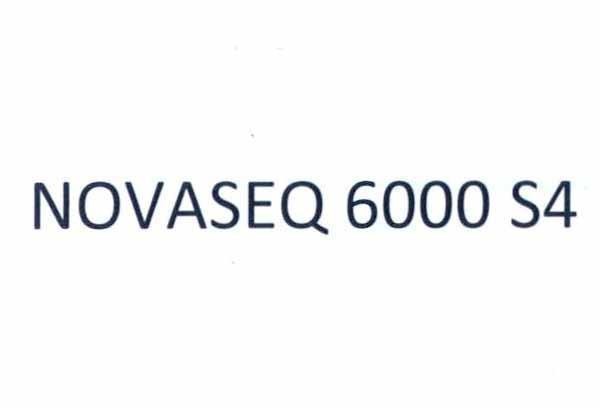 Nhãn hiệu NOVASEQ 6000 S4  của Illumina, Inc., số đơn 4-2021-38607