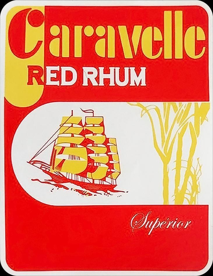 Nhãn hiệu Caravelle RED RHUM Supérior  của Công ty cổ phần rượu Bình Tây, số đơn 4-2021-40106