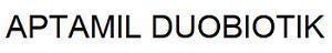 Nhãn hiệu APTAMIL DUOBIOTIK  của Nutricia International B.V., số đơn 4-2021-41821