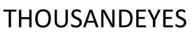 Nhãn hiệu THOUSANDEYES  của Cisco Technology, Inc., số đơn 4-2021-48763