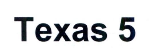 Nhãn hiệu Texas 5  của Công ty TNHH một thành viên Thuốc lá Long An, số đơn 4-2021-52162