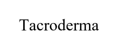 Nhãn hiệu Tacroderma  của Công ty TNHH một thành viên dược phẩm PV HEALTHCARE, số đơn 4-2022-00096