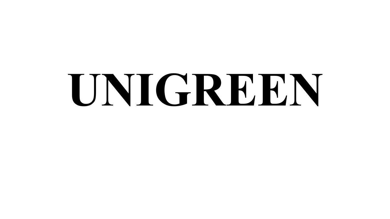 Trademark UNIGREEN  of Công ty TNHH TAISUN Việt Nam, application No 4-2022-01601