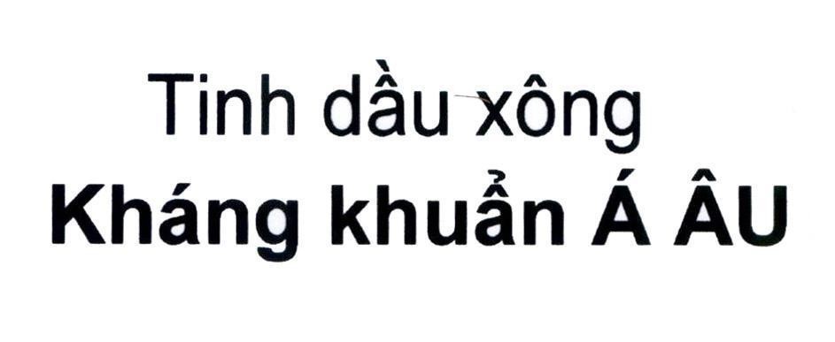Nhãn hiệu Tinh dầu xông Kháng khuẩn Á Âu  của Công ty trách nhiệm hữu hạn dược phẩm Á Âu, số đơn 4-2022-03836