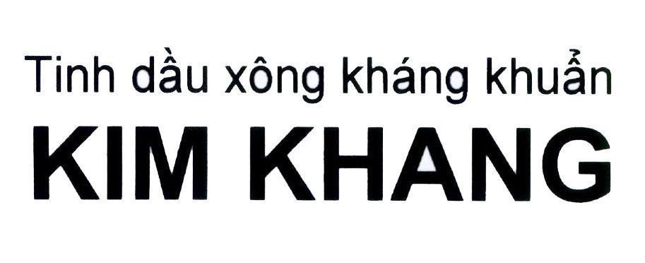 Nhãn hiệu Tinh dầu xông kháng khuẩn Kim Khang  của Công ty trách nhiệm hữu hạn dược phẩm Á Âu, số đơn 4-2022-03838